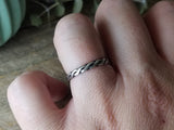 Twisted Cord Stacking Ring