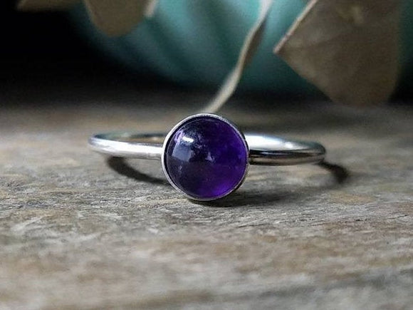 Amethyst Stacking Ring // Gypsy Stax™