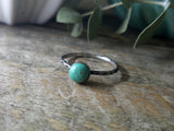 Turquoise Stacking Ring // Plain Bezel // Gypsy Stax™