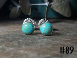 Turquoise Studs / 6MM