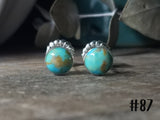 Turquoise Studs / 6MM