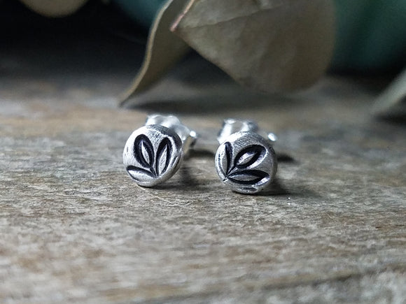 Olive Branch / / Hand Forged Studs