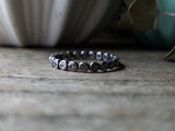 Chunky Ball Beaded Stacking Ring