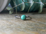 Turquoise Stacking Ring // Plain Bezel // Gypsy Stax™