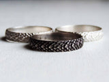 Snakeskin Stacking Ring