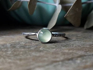 Prehnite Stacking Ring // Gypsy Stax™