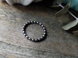 Chunky Ball Beaded Stacking Ring