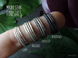 Stacking Ring | Pick Your Texture | Micro Stax™