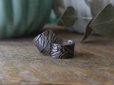 Sterling Silver Ear Cuff // Feather