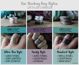 Stacking Ring | Pick Your Texture | Micro Stax™